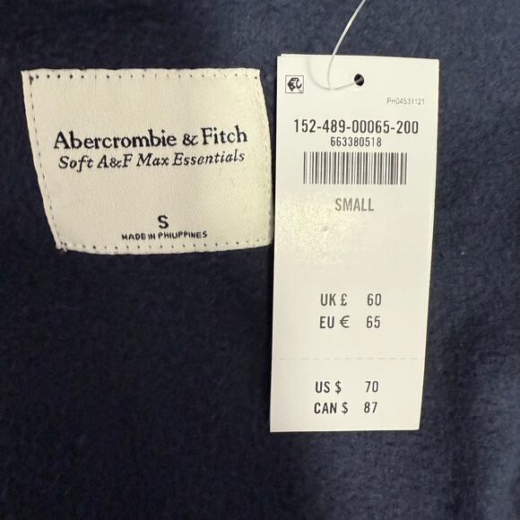 Soft A&F Max Essentials Womens Sunday Hooded Jacket, Blue, S 152-489-00065-200 - Picture 3 of 4